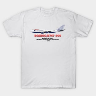 Boeing B747-400 - British Airways "Delftblue Daybreak / The Netherlands" T-Shirt